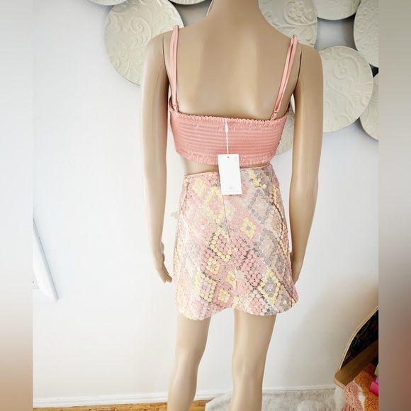 NWT Caroline Constas Sequined Outfit Sz 6 - Picture 3 of 5